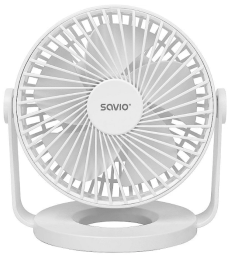 Ventilators Savio USB Desk Fan AD-01 WHITE