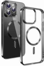 Maciņš telefonam Swissten Clear Jelly Magstick Metallic Case Apple iPhone 16