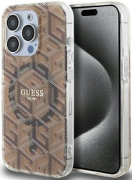 Case for Guess Apple iPhone 15 Pro Max Brown