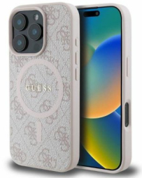 Case for Guess Apple iPhone 16 Pro Pink