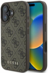 Case for Guess Apple iPhone 16 Brown