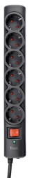 Strāvas pagarinātājs Trust Surge Guard EU 6-Port