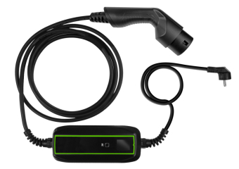 Elektroauto uzlādes kabelis Green Cell Mobile Charger 3.6kW Type 2 to Schuko 6.5m