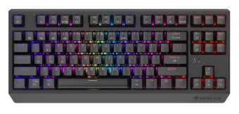 Klaviatūra Genesis Thor 230 TKL Outemu Silent Lemon