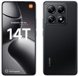 Smartphone Xiaomi 14T Pro 12GB 512GB Titan Black