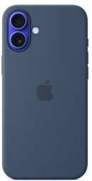 Maciņš telefonam Apple iPhone 16 Plus Silicone Case with MagSafe Denim