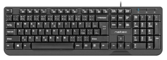 Klaviatūra Natec Trout Slim Black