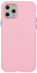 Maciņš telefonam Mocco Soft Cream Silicone Back Case iPhone 12 Mini Light Pink