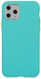 Maciņš telefonam Mocco Soft Cream Silicone Back Case iPhone 12 Pro Max Green