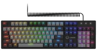 Klaviatūra Lorgar Azar 514 Black ENG