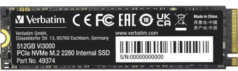 Cietais disks Verbatim Vi3000 512GB
