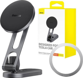 Telefona turētājs Baseus T-Space Silver