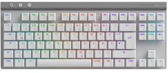 Klaviatūra Logitech G515 Lightspeed TKL Wireless White