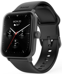Viedpulkstenis Hama Smartwatch 6010 Black