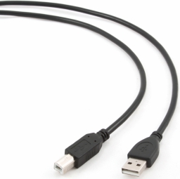 Kabelis Gembird USB Male - USB Male B 3m Black