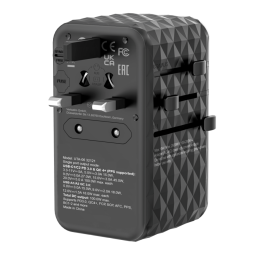 Lādētājs Verbatim Universal Travel Adapter 100W GaN III