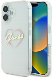 Phone case Guess IML Heart Apple iPhone 16 Plus
