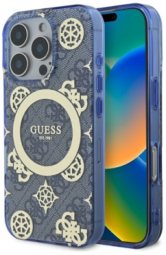 Phone case Guess IML Peony On 4G MagSafe Apple iPhone 16 Pro Max