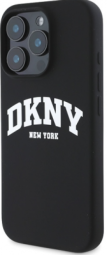 Maciņš telefonam DKNY Silicone White Printed Logo MagSafe Apple iPhone 16 Pro Max