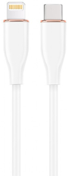 Kabelis Gembird Premium silicon 8-pin Male - USB Type-C Male 1.5m White