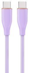 Kabelis Gembird Premium silicon USB Type-C Male - USB Type-C Male 1.5m Violet