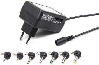 Lādētājs Energenie 12W Universal AC-DC adapter