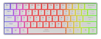 Genesis Thor 660 G2 60% White RGB Gateron Brown