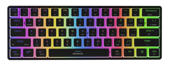 Genesis Thor 660 G2 60% Black RGB Gateron Red