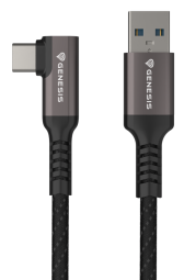 VR Kabelis Genesis USB Male - Type C Male 3m Black