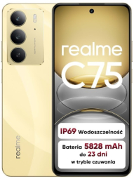 Smartphone Realme C75 8GB 256GB Lightning Gold