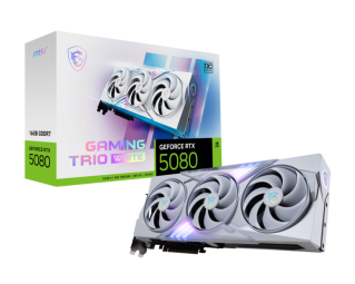Videokarte MSI GeForce RTX 5080 Gaming Trio OC White