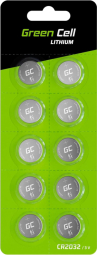Baterijas Green Cell Blister 10x Lithium CR2032