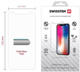 Ekrāna aizsargstikls Swissten Premium 9H Iphone X / XS