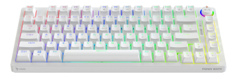 Klaviatūra Savio Wireless Mechanical Phenix White 75% Outemu Yellow Pro