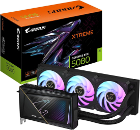 Videokarte Gigabyte AORUS GeForce RTX 5080 Xtreme WATERFORCE 16GB