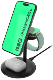Lādētājs Greencell MagScape 3-in-1 MagSafe Wireless Charger