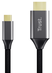 Video kabelis Trust Calyx USB-C Male - HDMI Male 2m Ultra HD 4K