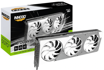 Videokarte Inno3D GeForce RTX 5070 Ti X3 OC WHITE (DLSS 4)