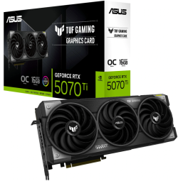 Videokarte Asus GeForce RTX 5070 Ti 16GB TUF Gaming OC