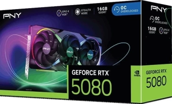 Videokarte PNY GeForce RTX 5080 ARGB EPIC-X RGB Overclocked 16GB GDDR7