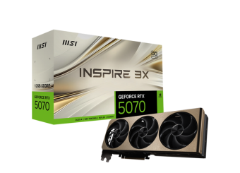 Videokarte MSI GeForce RTX 5070 12G INSPIRE 3X OC