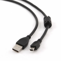 Kabelis Gembird Premium USB Male - MiniUSB Male 1.8m Black