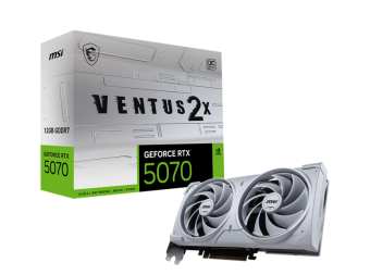 Videokarte MSI GeForce RTX 5070 12G VENTUS 2X OC WHITE