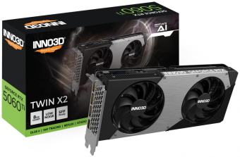 Videokarte Inno3D GeForce RTX 5060 Ti Twin X2 8GB OC DLSS 4