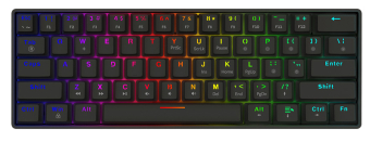 Klaviatūra Savio Blackout X2 60% Outemu Red