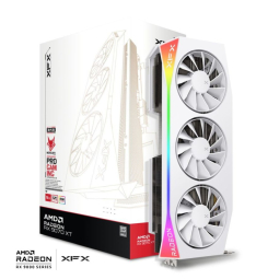 Videokarte XFX Mercury AMD Radeon RX 9070XT OC White Gaming Edition with RGB