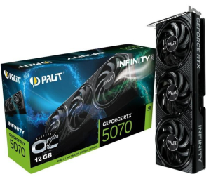 Videokarte Palit GeForce RTX 5070 Infinity 3 12GB OC DLSS 4