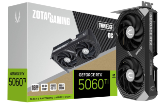 Videokarte Zotac GeForce RTX 5060 Ti Twin Edge OC 16GB