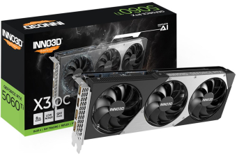 Videokarte Inno3D GeForce RTX 5060 Ti X3 OC 8GB