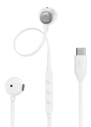 Austiņas JBL Tune 305C USB-C Baltas